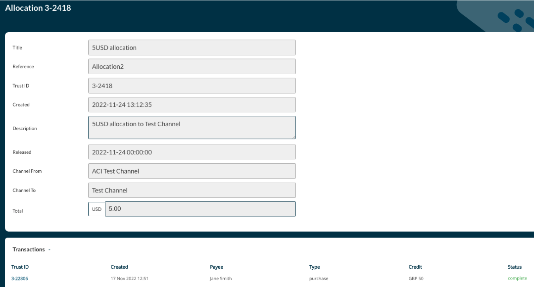 How to view and locate Allocations – Package Travel Protection